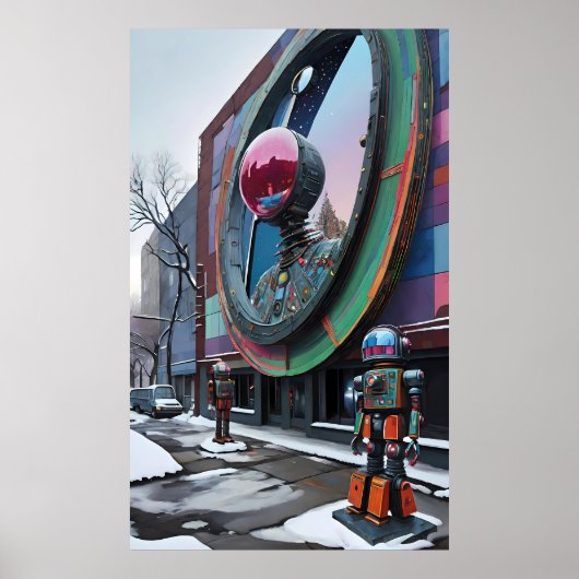 これがロボットの世界 – Ken Gage Art ポスター (正面)