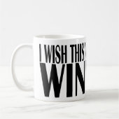 これがワインだといいのに コーヒーマグカップ (左)