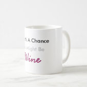 これがワインのかもしれないチャンスがあります コーヒーマグカップ (正面右)