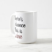 これがワインコーヒーマグである可能性がある コーヒーマグカップ (正面左)