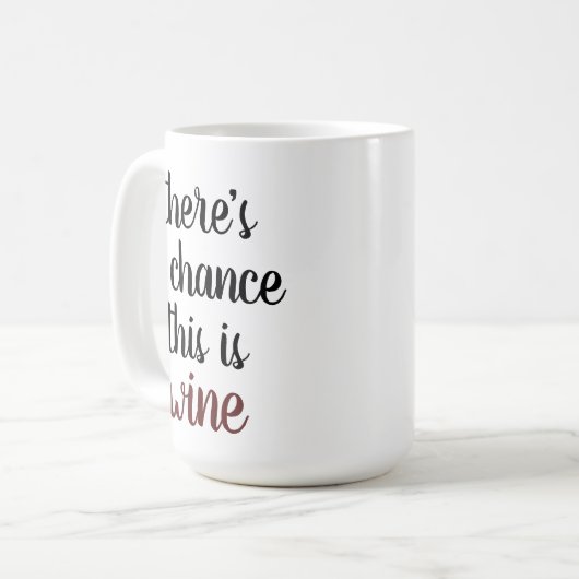 これがワインコーヒーマグである可能性がある コーヒーマグカップ (正面左)