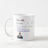 これが世界のMOMがPHOTO最高のに見えること コーヒーマグカップ (左)