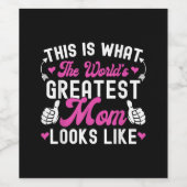 これが世界一のお母さんが母に似ている ワインラベル (シングルラベル)