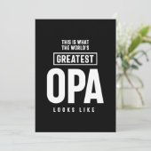 これが世界一のオパの姿だ サンキューカード (スタンド正面)