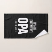 これが世界一のオパの姿だ ハンドタオル (ハンドタオル)