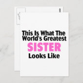 これが世界一の姉の面影だ ポストカード (正面/裏面)