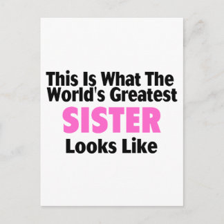 これが世界一の姉の面影だ ポストカード