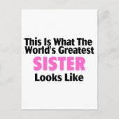 これが世界一の姉の面影だ ポストカード (正面)