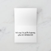 これが今までにない「最高の」誕生日であることを願う カード (内部)