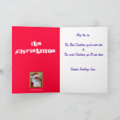 これが今までに最高のお会いしたクリスマスです シーズンカード (内部)