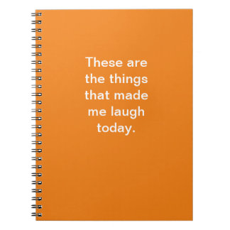 これが今日の私を笑わせた事だ。 ノートブック