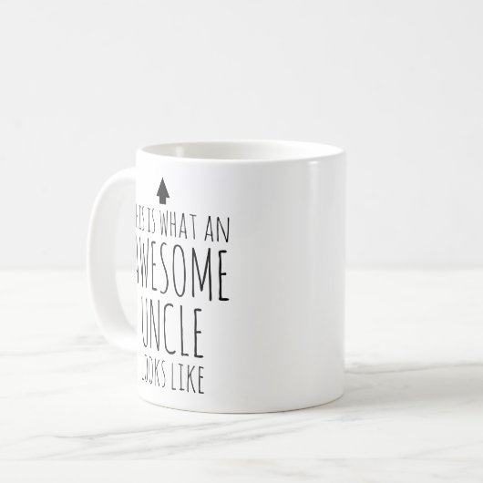 これが伯父の素晴らし面影だ コーヒーマグカップ (正面左)