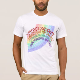 これが何を意味するか分からないRB聖なる書物、 経典 Tシャツ