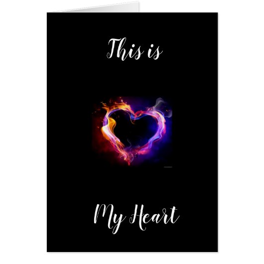 **これが俺のハートだ**ラブカード (正面)