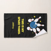 これが僕の予備のシャツおもしろいボーリング ハンドタオル (ハンドタオル)