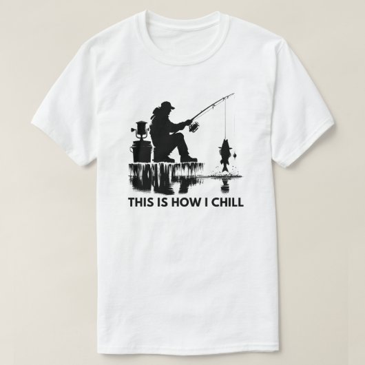これが僕の冷たさ | 氷魚釣り Tシャツ (デザイン正面)