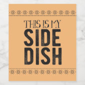 これが僕の横料理だ ワインラベル (シングルラベル)