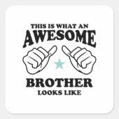 これが兄素晴らしの顔だ スクエアシール (正面)