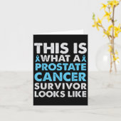 これが前立腺がんの生存者の外見である カード (黄色い花)