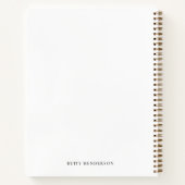 これが君の命だ |写真エレガントメモリ帳 ノートブック (裏面)