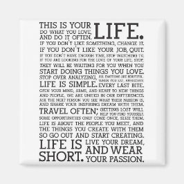 「これが君の命だ」冷蔵庫用マグネット マグネット