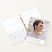 これが君の命だ |金ゴールドモダンフォトメモリブック ノートブック (内部)