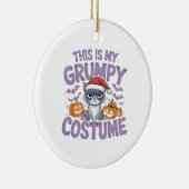 これが大人の私の不機嫌なおもしろい衣装デザイン セラミックオーナメント (右)