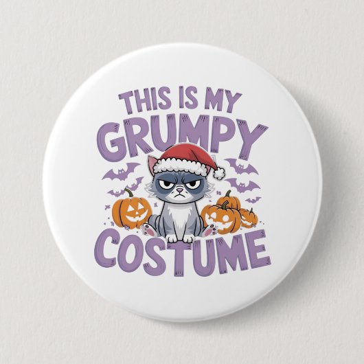 これが大人の私の不機嫌なおもしろい衣装デザイン 缶バッジ (正面)