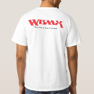 これが始まった経緯 – WBMX Tシャツ