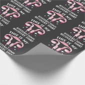 これが子宮摘出術の回復シャツだ ラッピングペーパー (角)