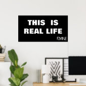 これが実在命だ、メイン州、 ポスター (ホームオフィス)