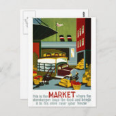 これが市場 ポストカード (正面/裏面)