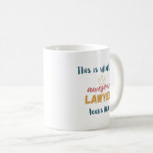 これが弁護士素晴らしの様子だ コーヒーマグカップ (正面右)