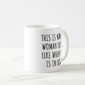 これが恋をしているときの女性の姿 コーヒーマグカップ (正面右)