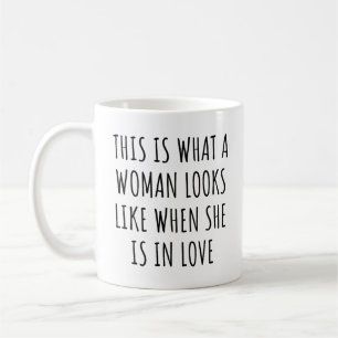 これが恋をしているときの女性の姿 コーヒーマグカップ