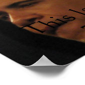 これが我々の瞬間であり、これが我々の時間である – バラク・オバマ ポスター (角)