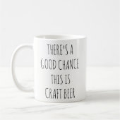 これが技術のビールのジョッキのよいチャンスがあります コーヒーマグカップ (左)