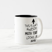 これが数学の素晴らし先生 ツートーンマグカップ (正面右)