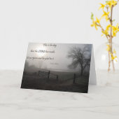 これが日のグリーティングカード – Psalms 118:24 カード (黄色い花)