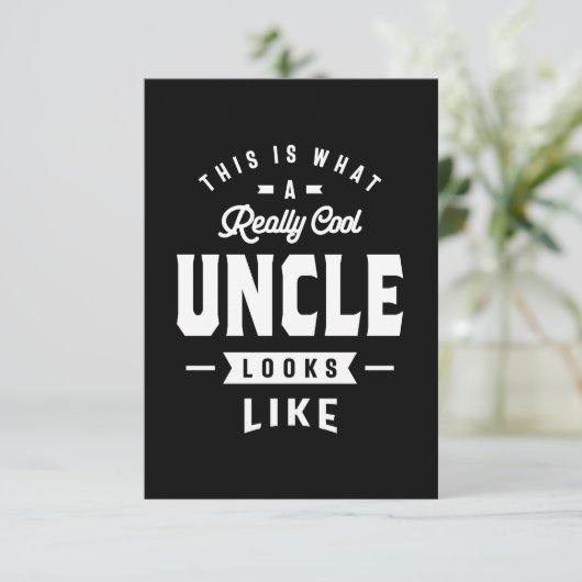 これが本当の叔父カッコいいがTシャツのように見える 出欠カード (スタンド正面)