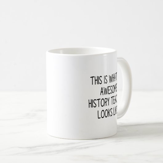 これが歴史素晴らし先生 コーヒーマグカップ (正面右)