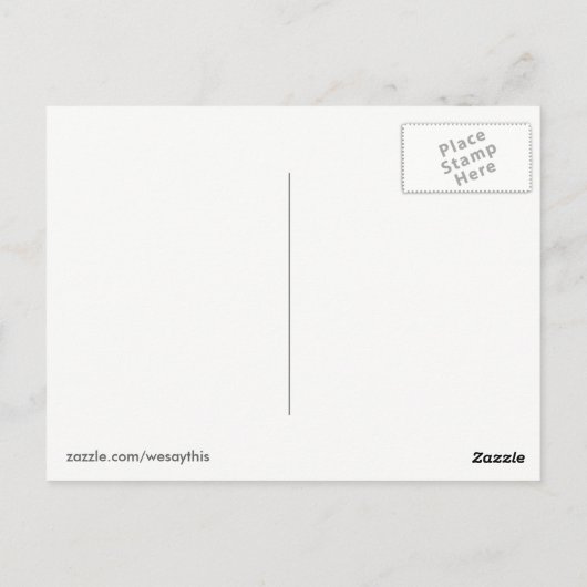 「これが民主主義の姿だ」とPolitical Msgは述べている。 ポストカード (裏面)