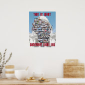 これが民主主義の様相 ポスター (キッチン)