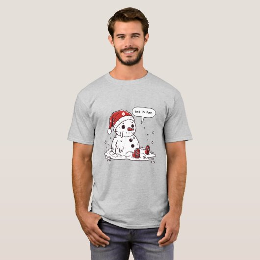 これが溶素晴らし解雪だるま Tシャツ (正面フル)