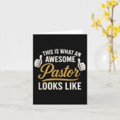 これが牧師素晴らしの姿だ – Sermon カード (黄色い花)