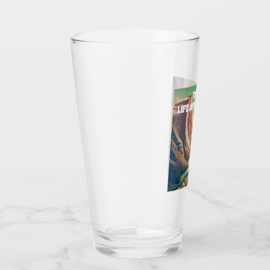 これが生命肯定ロック登山 タンブラーグラス (右)