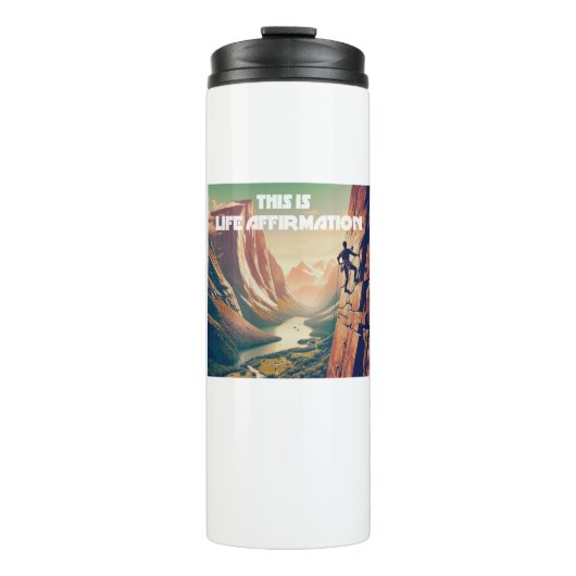 これが生命肯定ロック登山 タンブラー (正面)