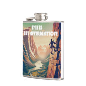 これが生命肯定ロック登山 フラスク (左)