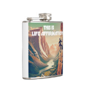 これが生命肯定ロック登山 フラスク (右)