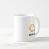 これが監査役の様子パーソナライズされた コーヒーマグカップ (正面右)